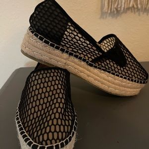 Steve Madden Allison Platform See Through Slip On Sneakers